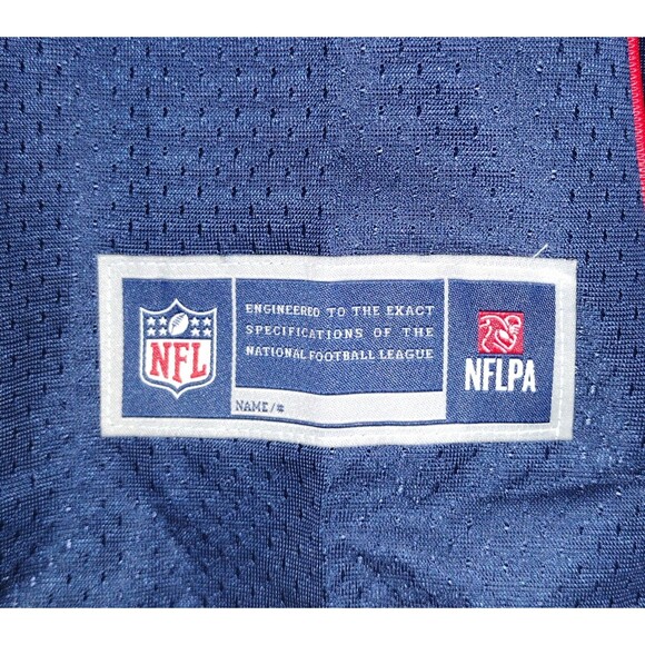New England Patriots Blank Jersey Women's Small NFL Pro Line Blue Polyester NEW - Picture 5 of 6